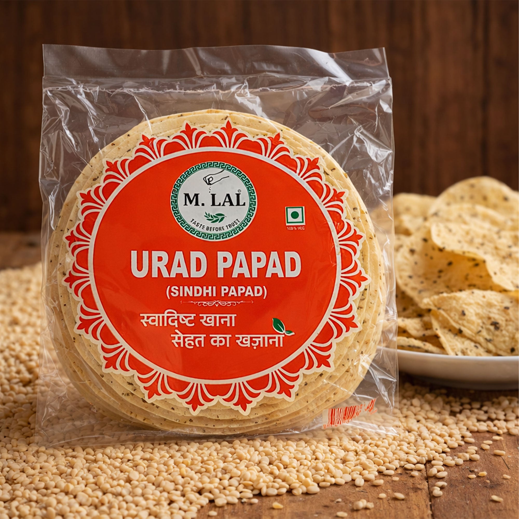 MLAL Handmade Signature Urad Daal Papad