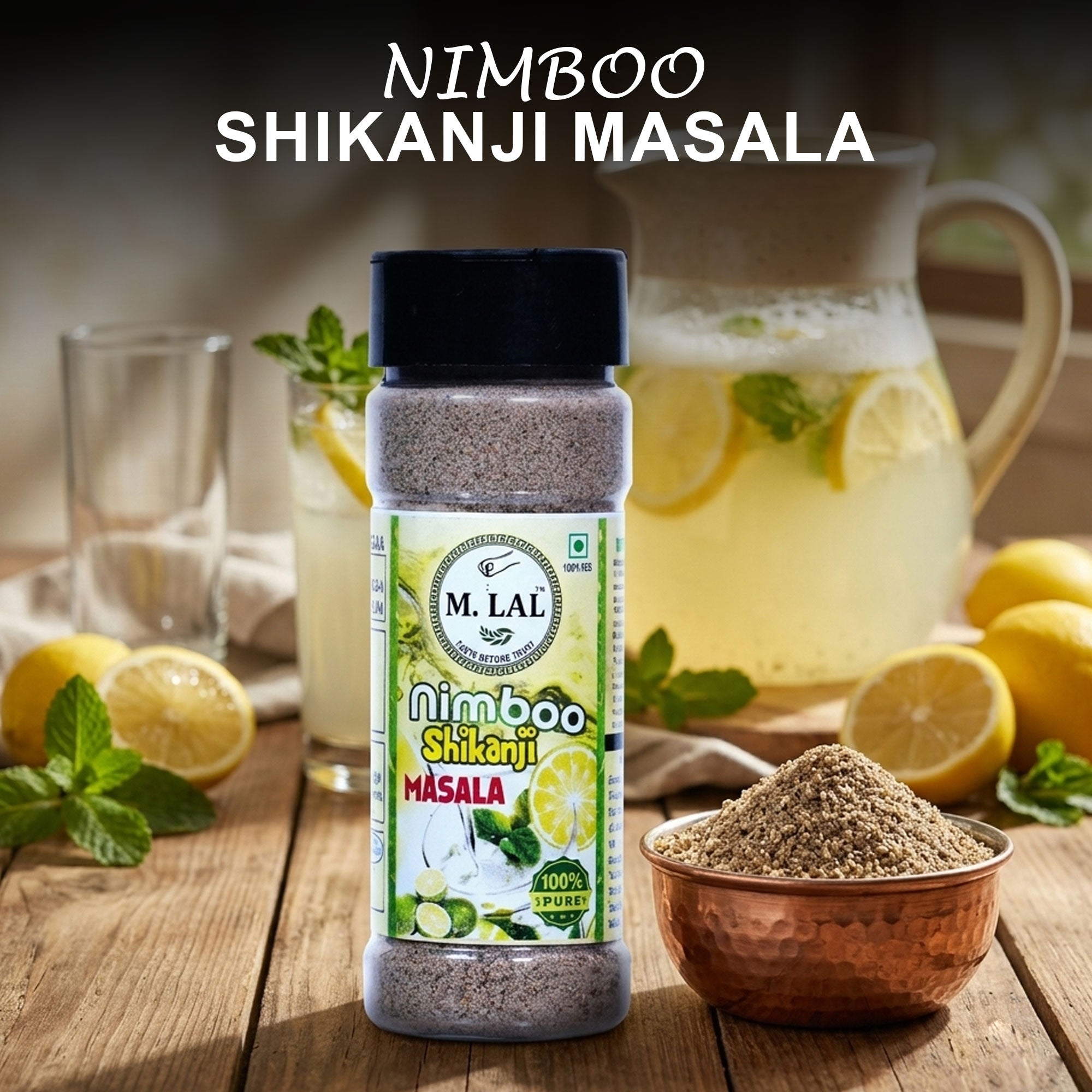 M. Lal Shikanji Masala – Refreshing Lemon Drink Spice Mix