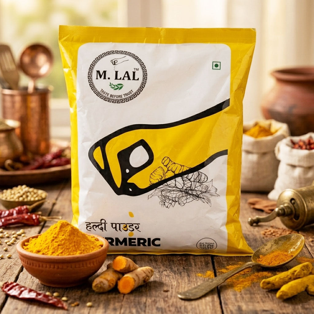 MLAL Shuddh Premium Haldi Powder (500g) 🌿 | Pure, Natural & Authentic Turmeric