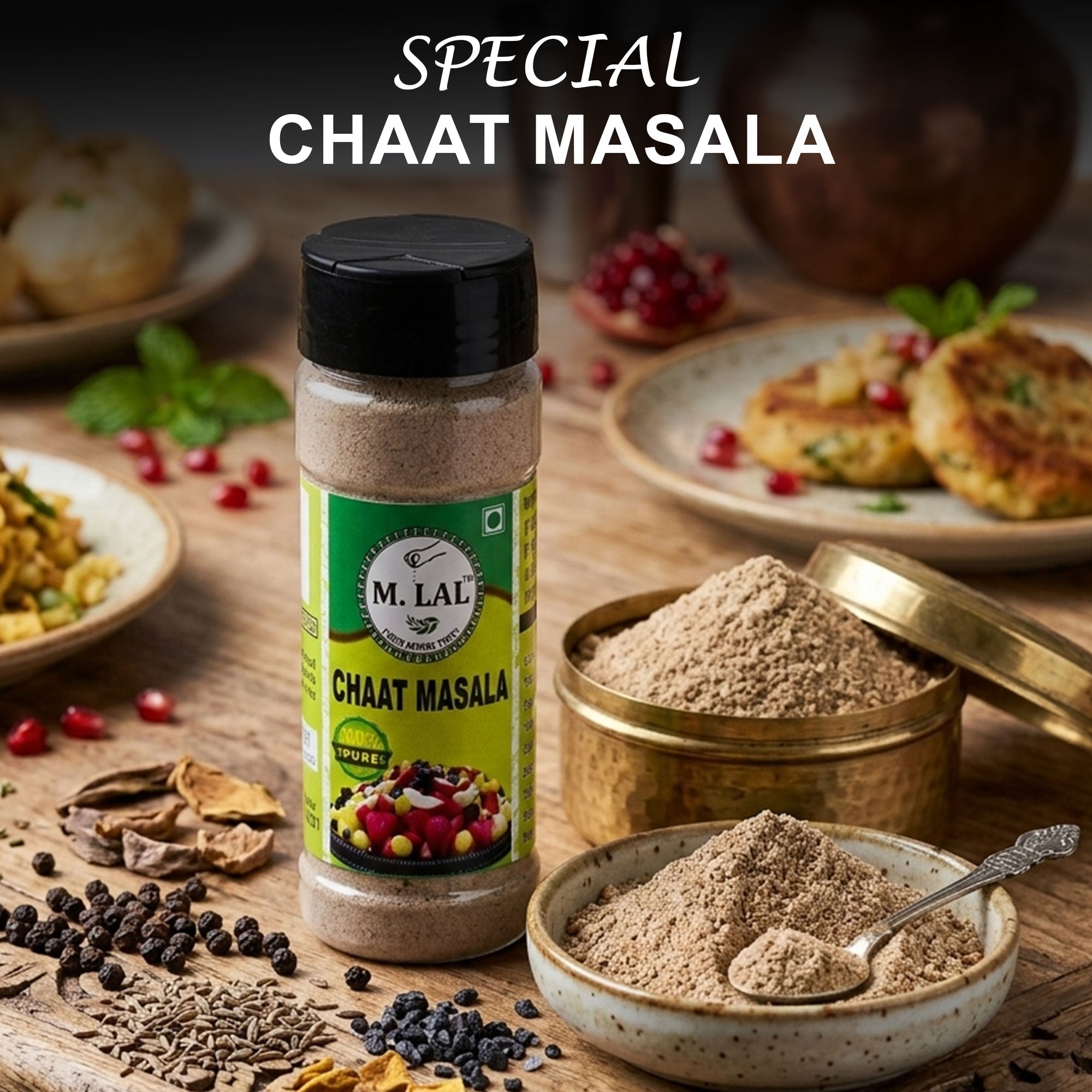 Classic Indian Chaat Masala – Tangy & Spicy Flavor Booster