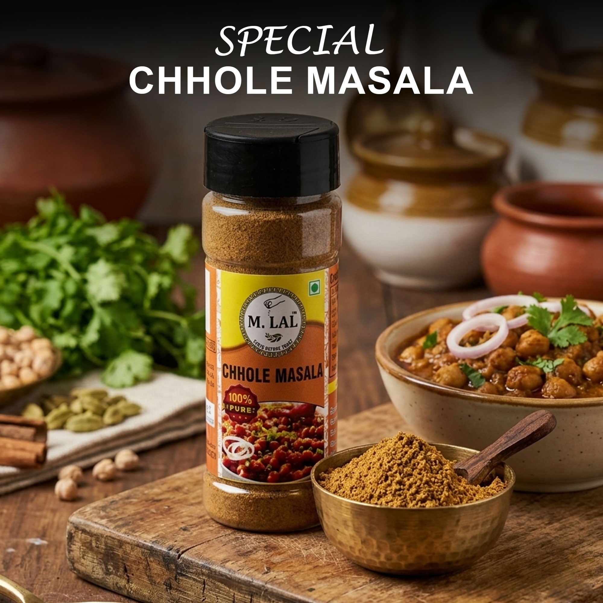 Traditional Chhole Masala – Bold & Aromatic Spice Blend