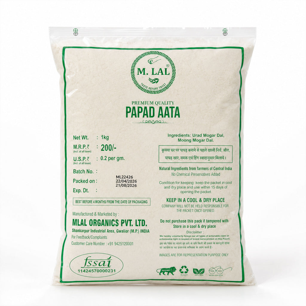 M.Lal Moong Dal Atta (Flour) – High Protein, Gluten-Free, Stone Ground