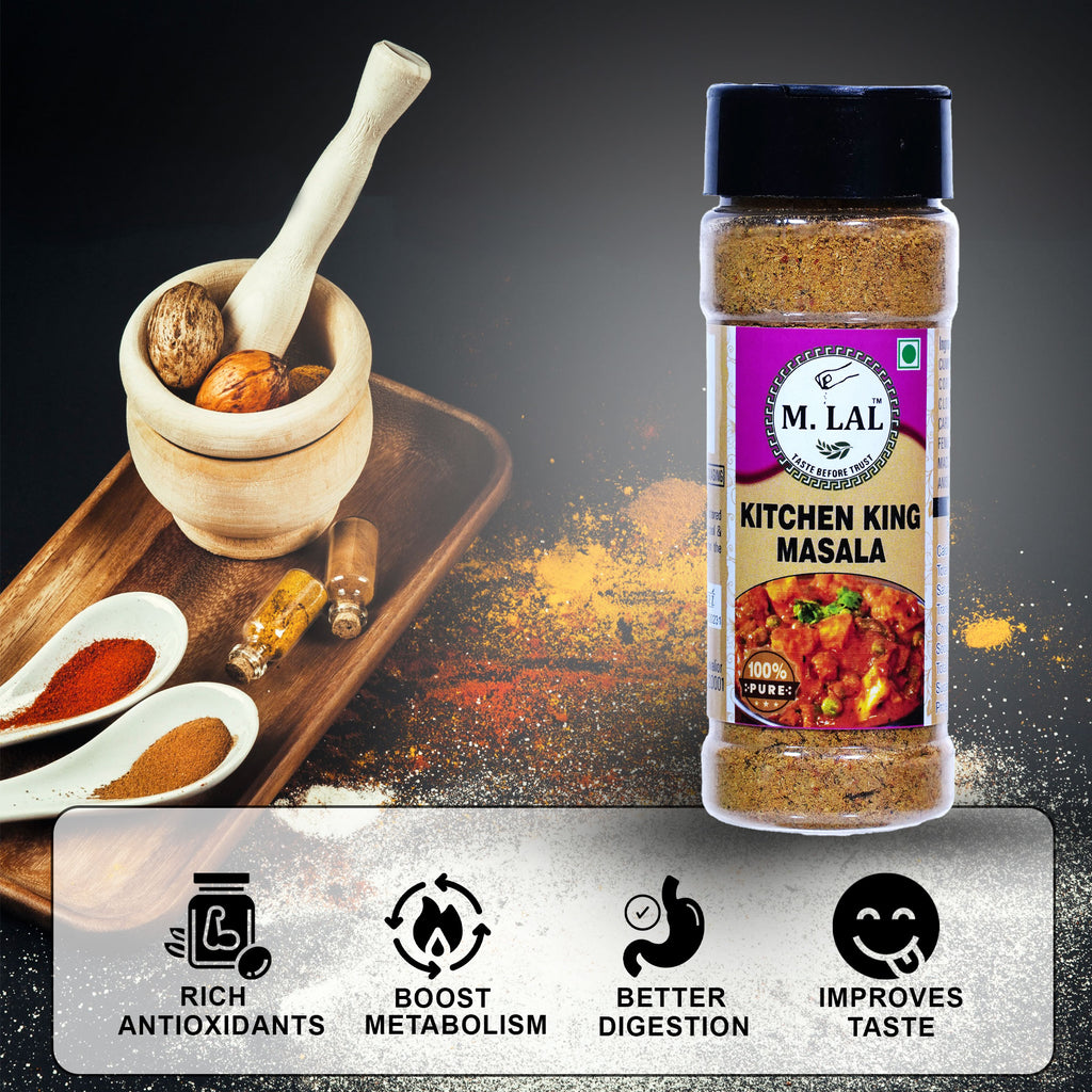 M. Lal Kitchen King Masala 50g – Premium All-Purpose Indian Spice Blend