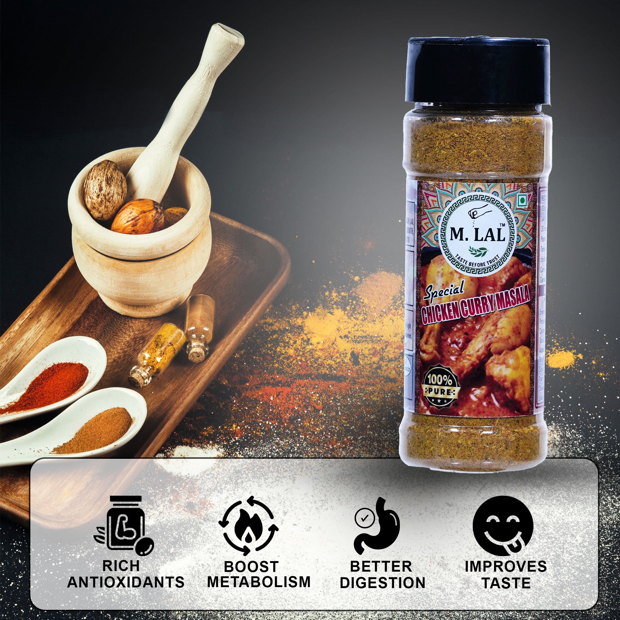 Traditional Chicken Curry Masala – Bold & Aromatic Spices