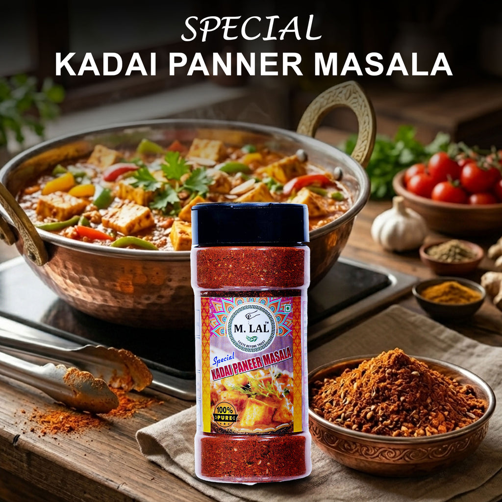 Authentic Kadhai Paneer Masala 100g – Bold Punjabi Flavor Blend