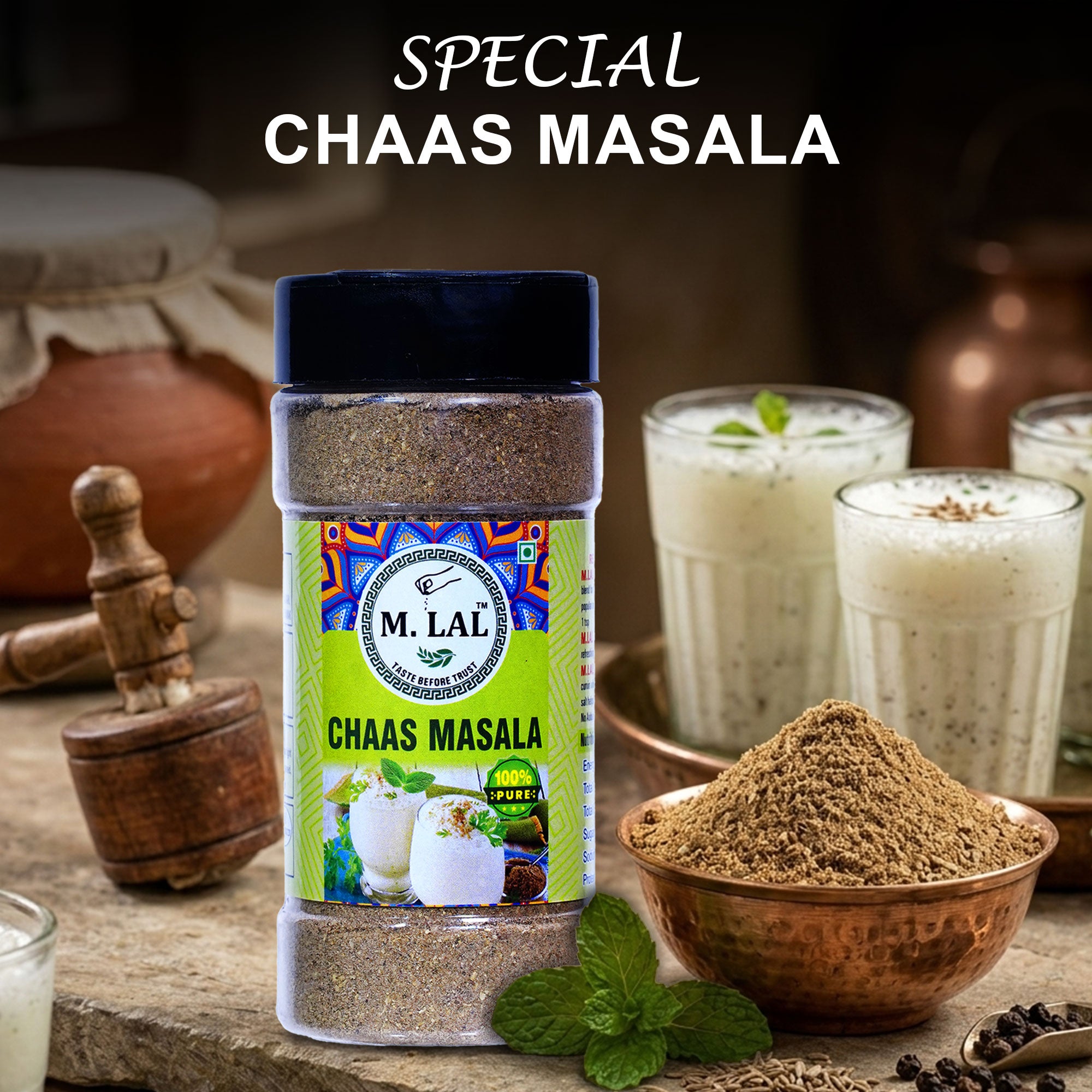 Classic Chaas Masala 100g – Traditional Indian Refreshment Flavor