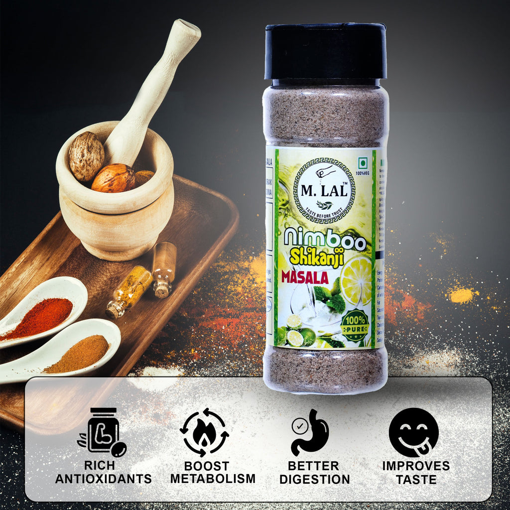 M. Lal Shikanji Masala – Refreshing Lemon Drink Spice Mix