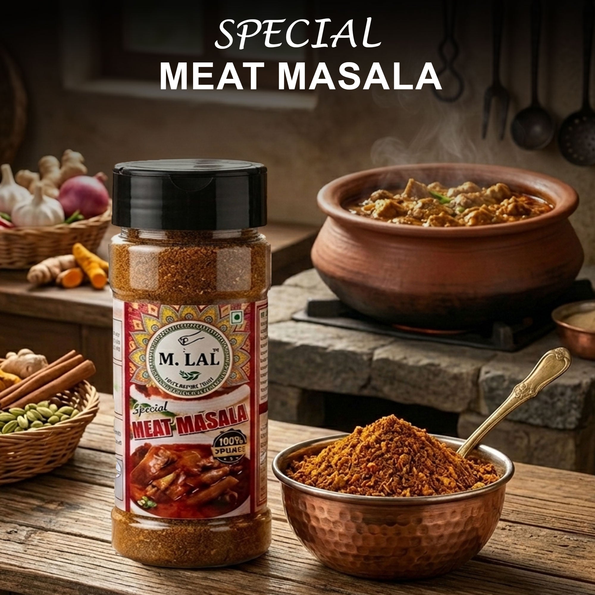 Traditional Meat Masala 100g – Deep & Aromatic Spice Mix