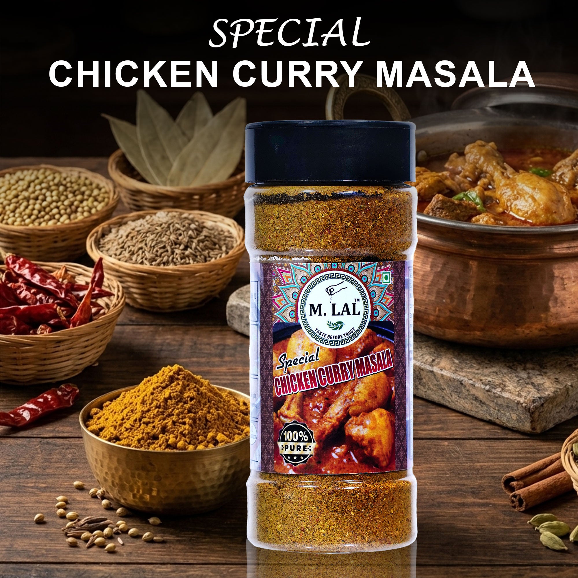 Traditional Chicken Curry Masala 100g – Perfect Homestyle Curry