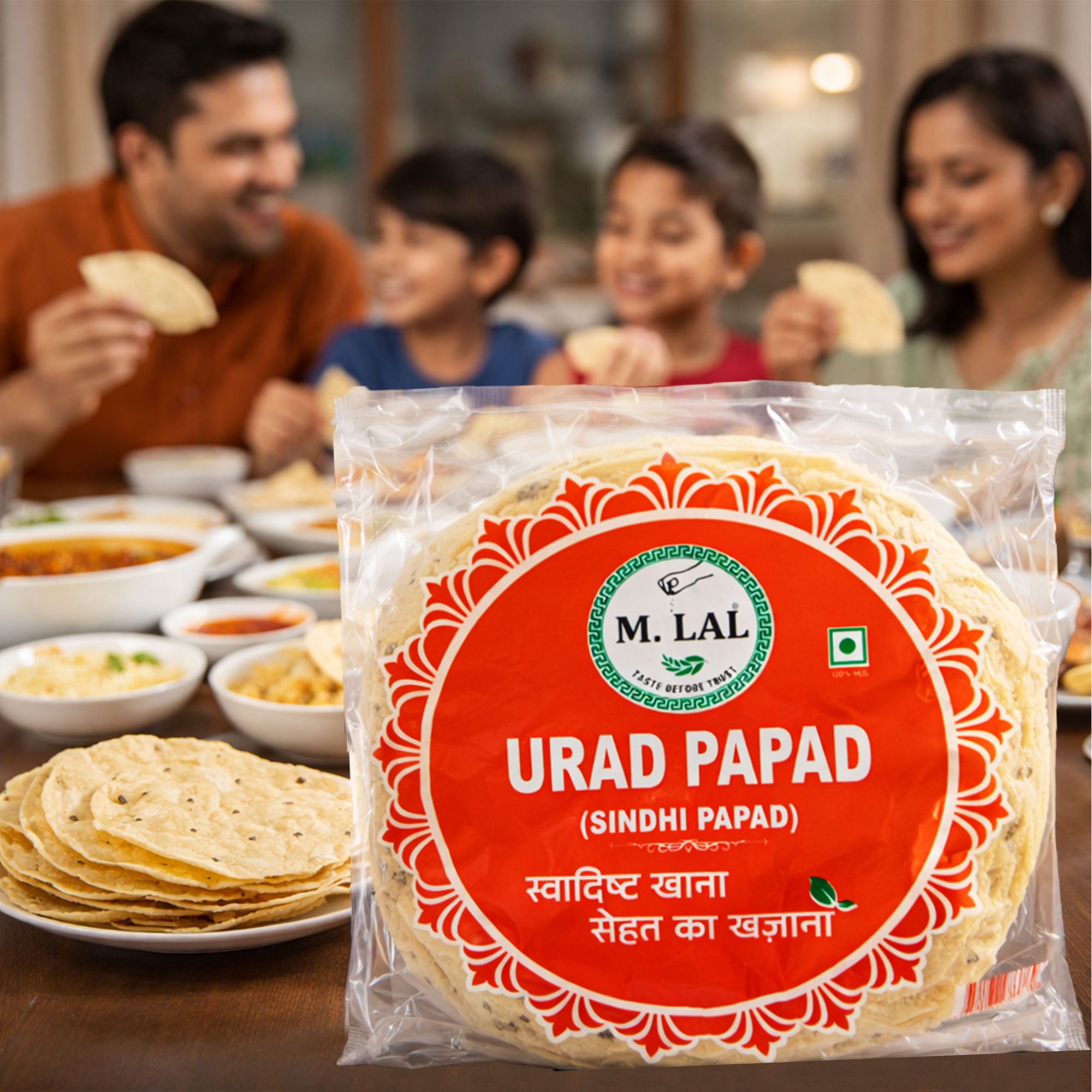 MLAL Handmade Signature Urad Daal Papad