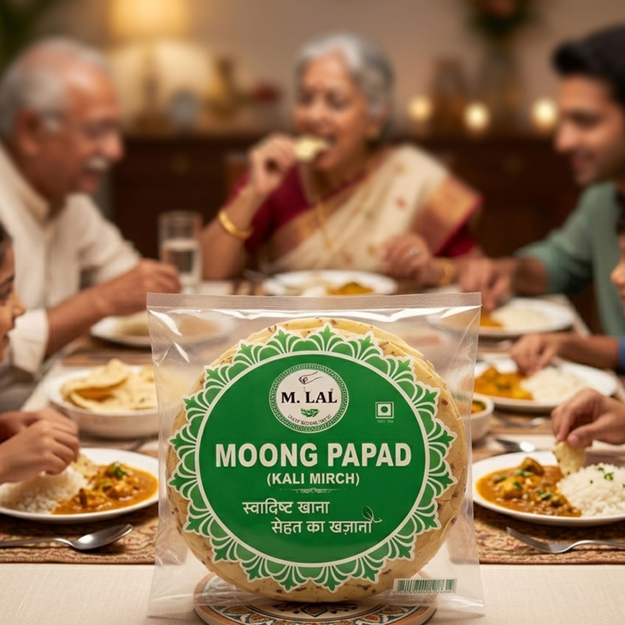 MLAL Handmade Signature Moong Daal Papad