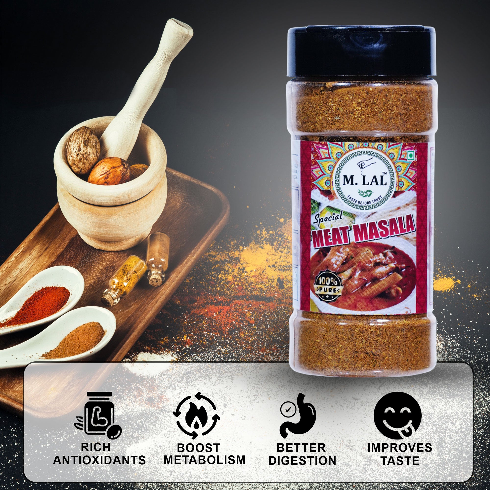Traditional Meat Masala 100g – Deep & Aromatic Spice Mix