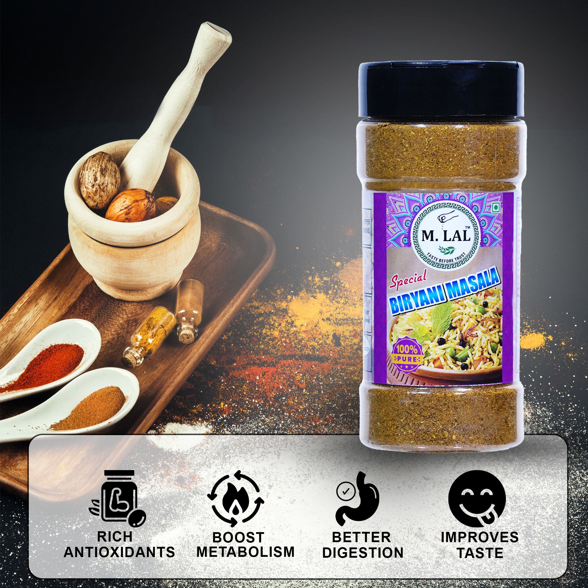 Classic Biryani Masala 100g – Restaurant-Style Taste Mix