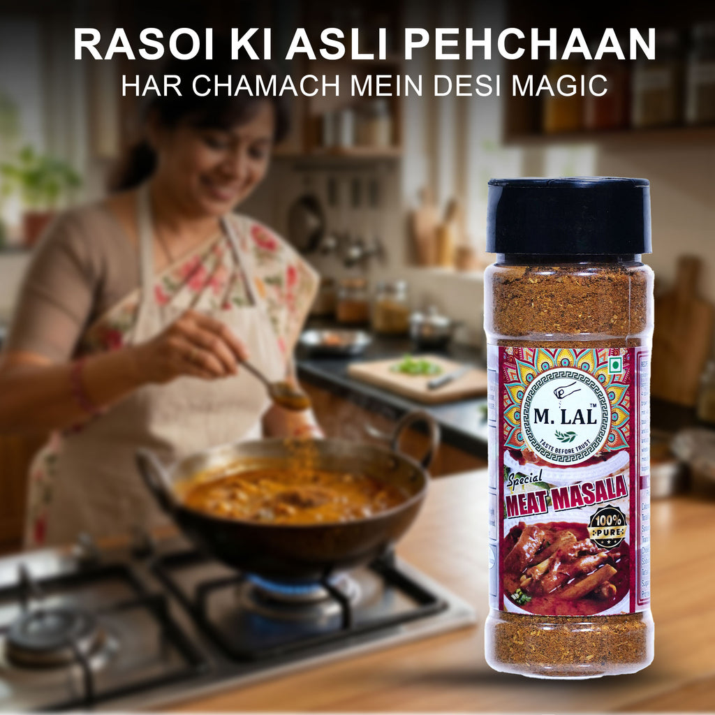 M. Lal Meat Masala 50g – Authentic Indian Spice Blend for Meat Dishes