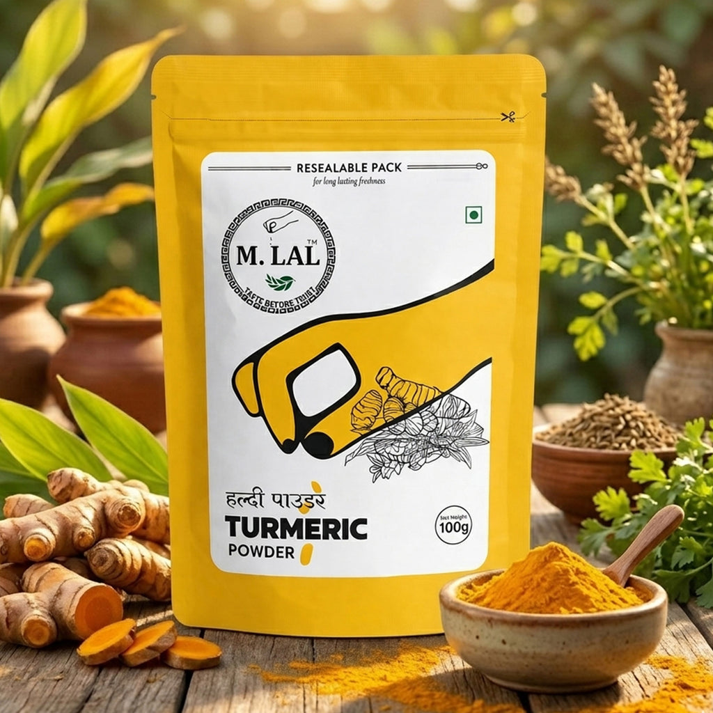 MLAL Shuddh Premium Haldi Powder (100g) 🌿 | Pure, Natural & Authentic Turmeric