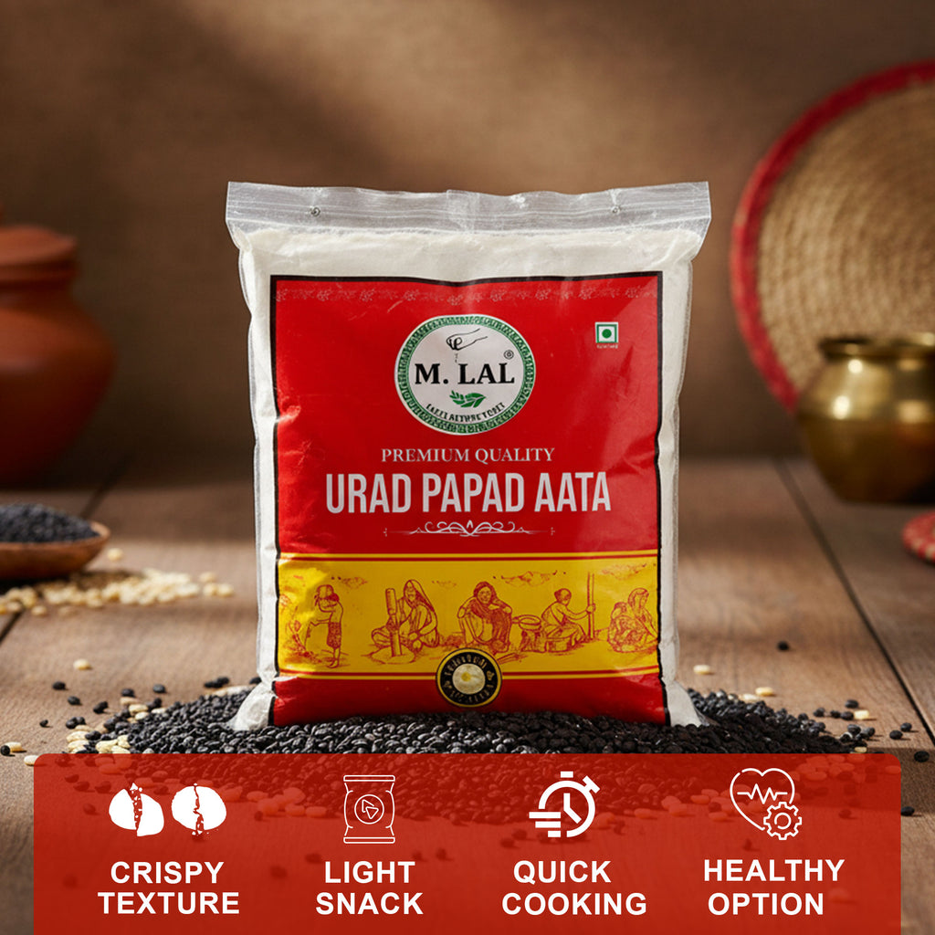 M. Lal Urad Papad Atta – Premium Lentil Flour for Crispy Papads