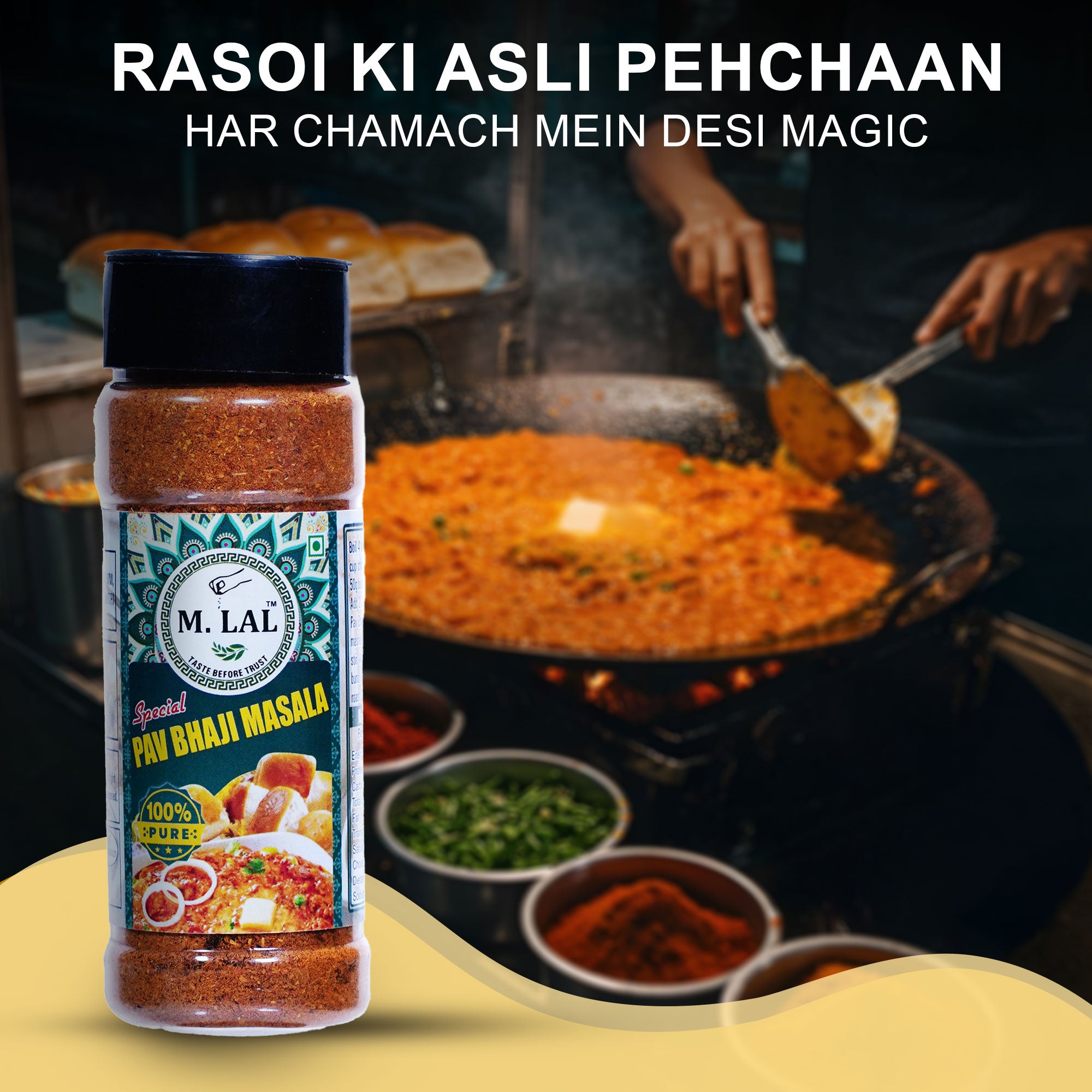 Authentic Pav Bhaji Masala – 50g | Rich & Aromatic Mumbai Style Blend