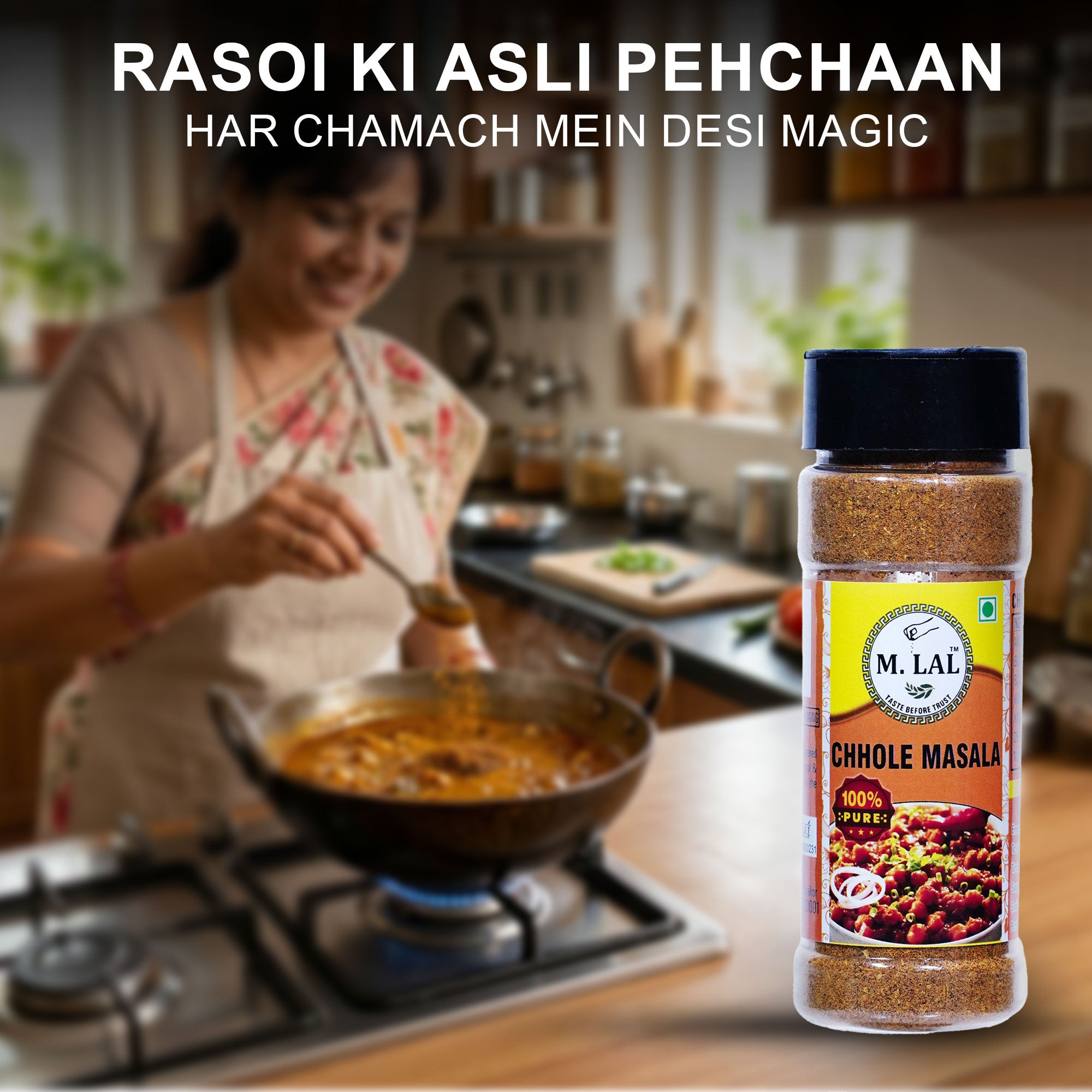 Traditional Chhole Masala – Bold & Aromatic Spice Blend