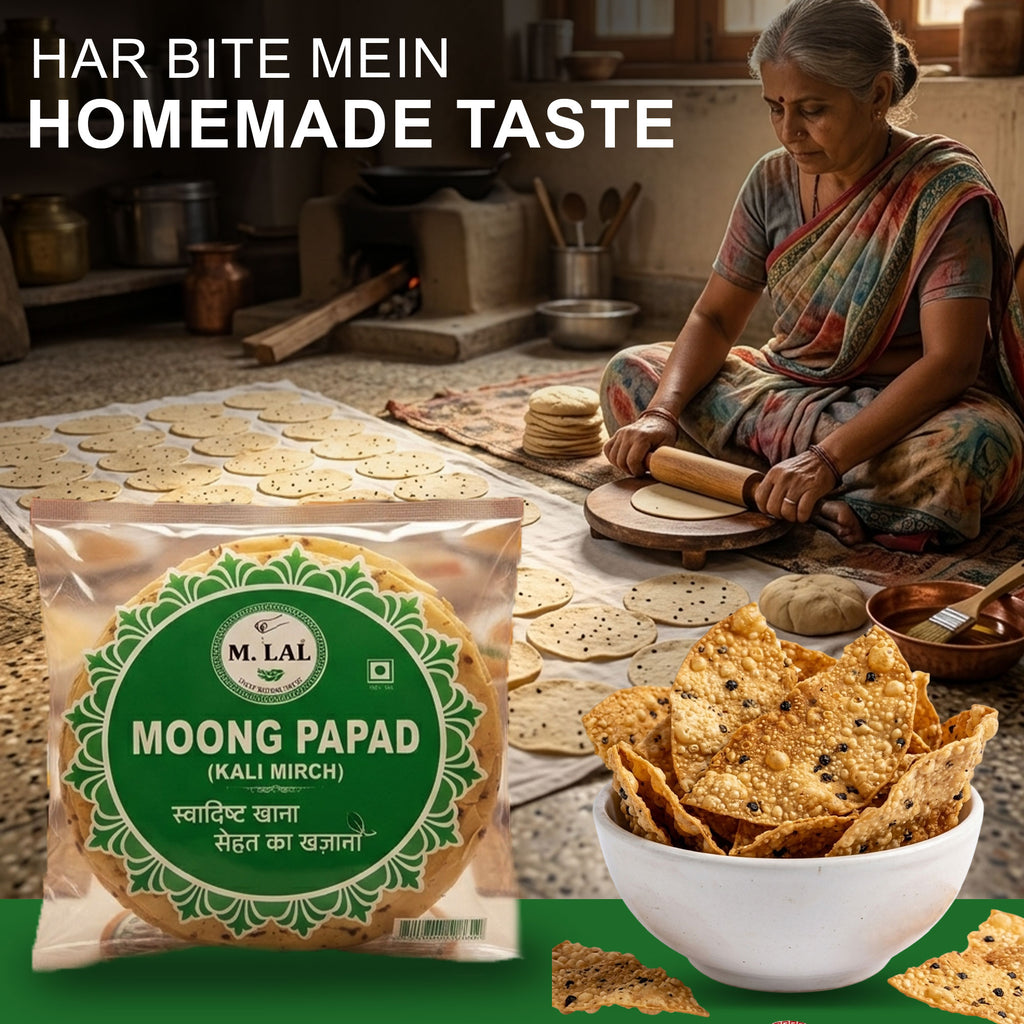 MLAL Handmade Signature Moong Daal Papad