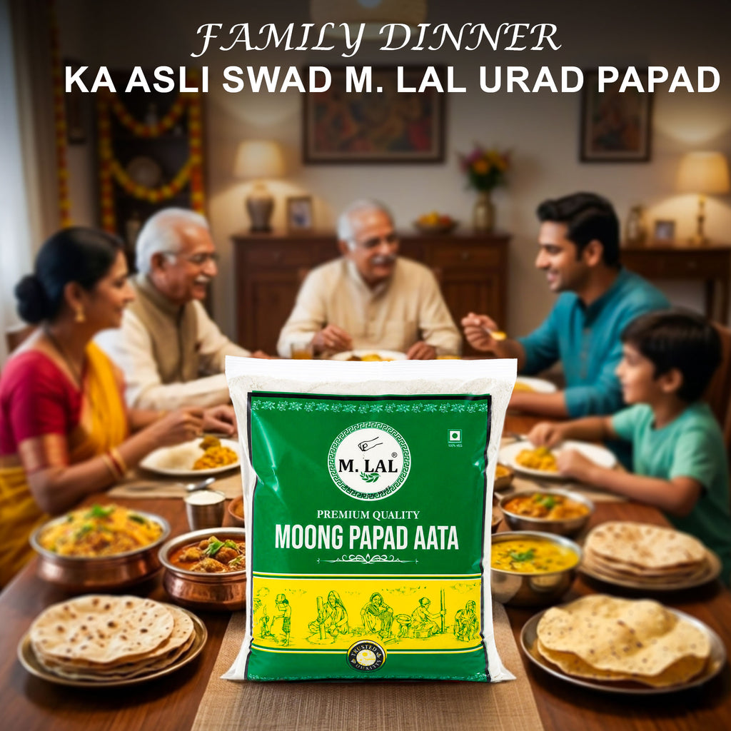 M.Lal Moong Dal Atta (Flour) – High Protein, Gluten-Free, Stone Ground