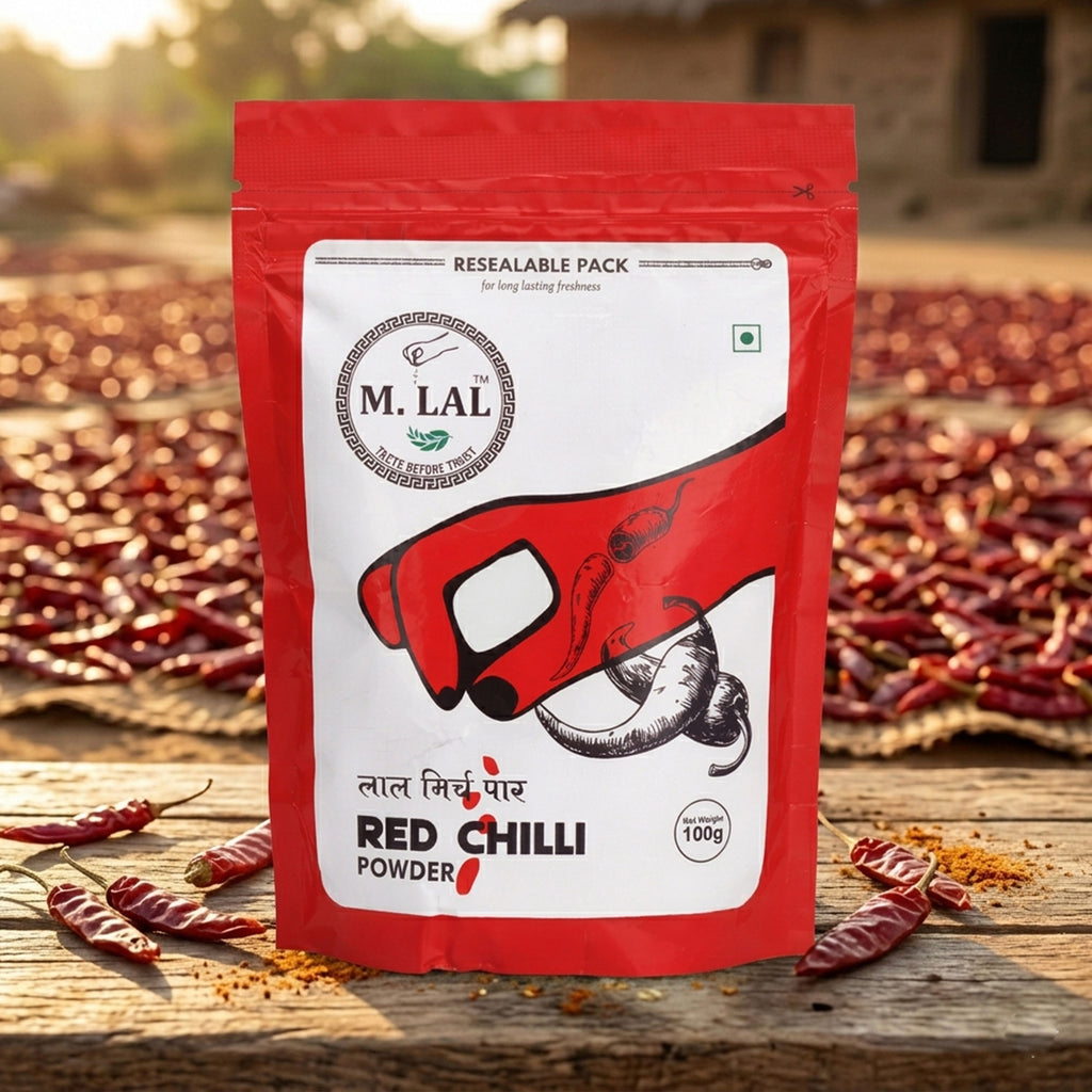 MLAL Shuddh Premium Red Chilli Powder (100g) 🌶️ | Pure, Fresh & Authentic Indian Spice